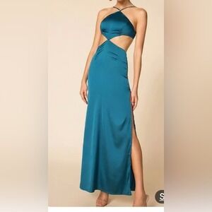 Superdown Teal Maxi gown